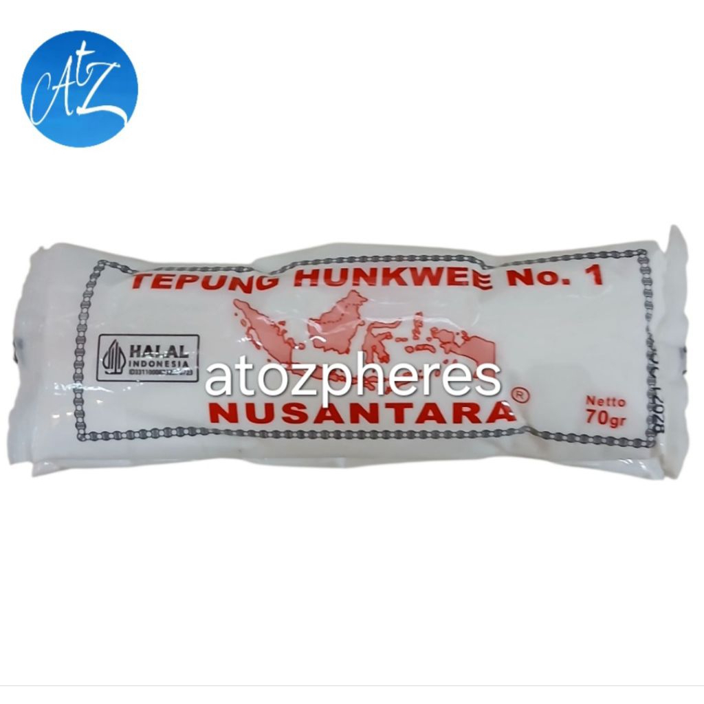 

Tepung hunkwe hunkue hunkwee hoenkwe hoenkwee hoenkue hun hoen kwe kwee halal MUI cap NUSANTARA NO. 1 ( 2x70g )