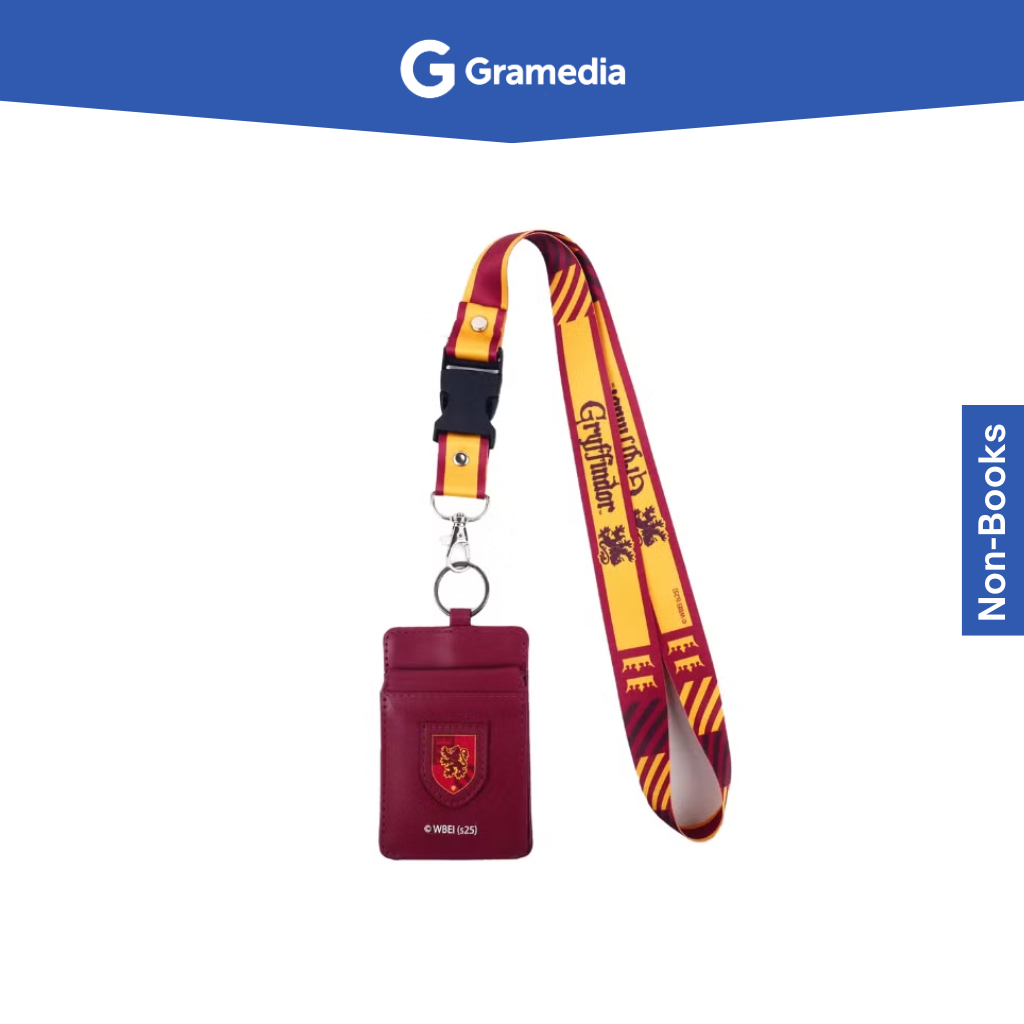 

Gramedia Bogor Cibinong - Lanyard Harry Potter Gryffindor + Estudee Mini Pouch