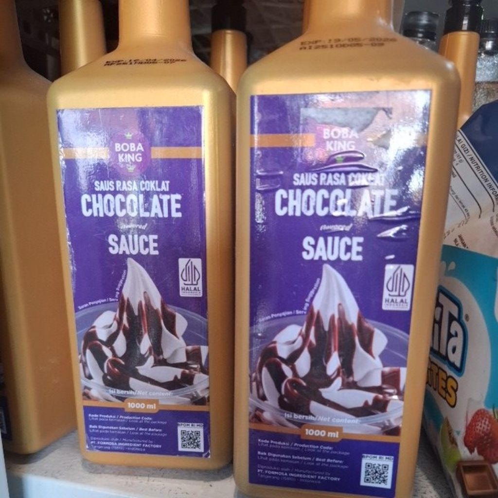 

bobaking saus chocolate 1 liter