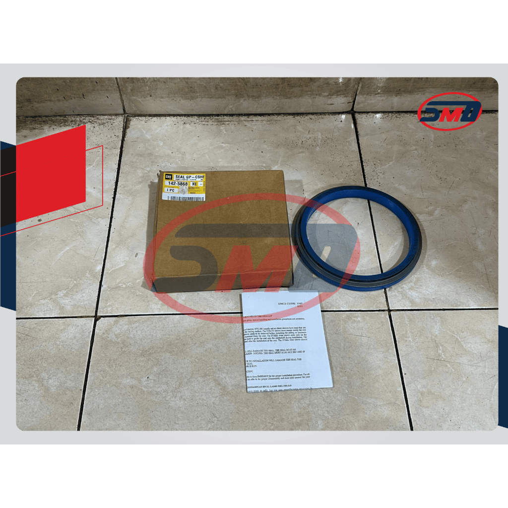 142-5868 SEAL CRANKSHAFT REAR 3406 3408 3412 SEAL KRUK AS BELAKANG 1425868 ASLI ORI GENUINE