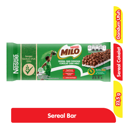 

[oddsolshop] pekanbaru/Nestle Milo Sereal Bar 23GR Cereal Chocolate Malt Cokelat Biskuit Kue Coklat