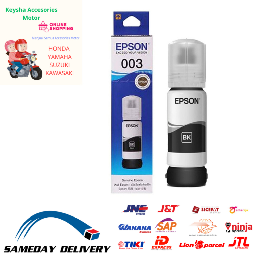 TINTA EPSON 003 ORIGINAL L1110/L3110/L3116/L3150/L3156/L5190/ - Hitam / Tinta Epson 003
