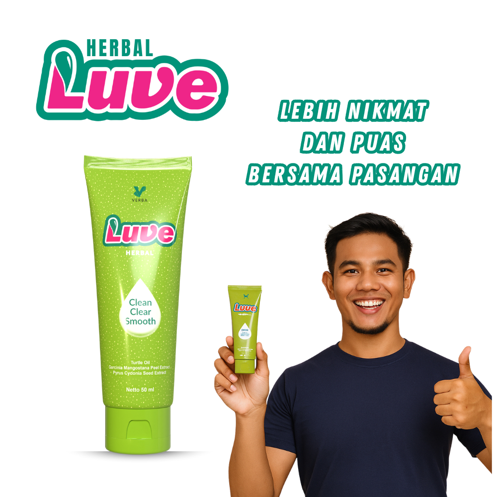 Allingroupsemesta - VERBA LUVE Herbal Lubricant Gel Pelumas Pria Wanita 50ml BPOM