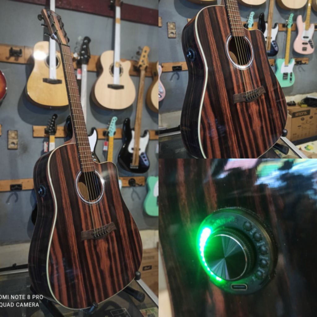Gitar Cowboy AEG-240CGNS Transkustik / Transaccoustic Preamp OS-1 Cowboy