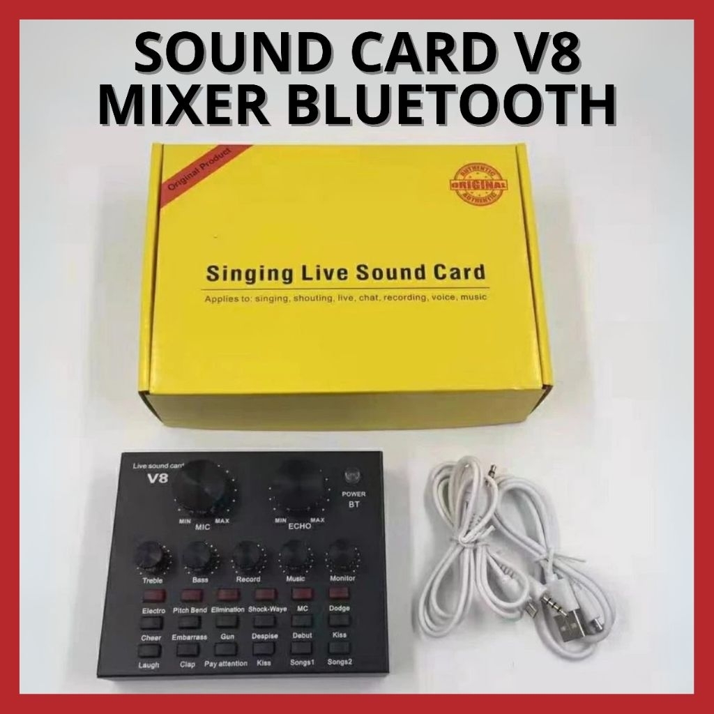 V8 SOUND CARD MIXER BLUETOOTH