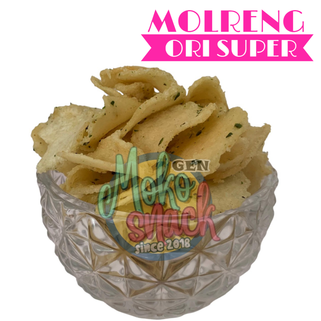 

MOLRENG ORI SUPER 1Kg (Kemasan 250grx4) SNACK KILOAN