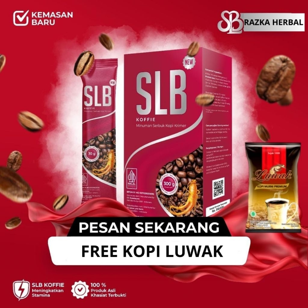 

2 BOX KOPI SLB FREE 5 SACHET KOPI LUAK HITAM