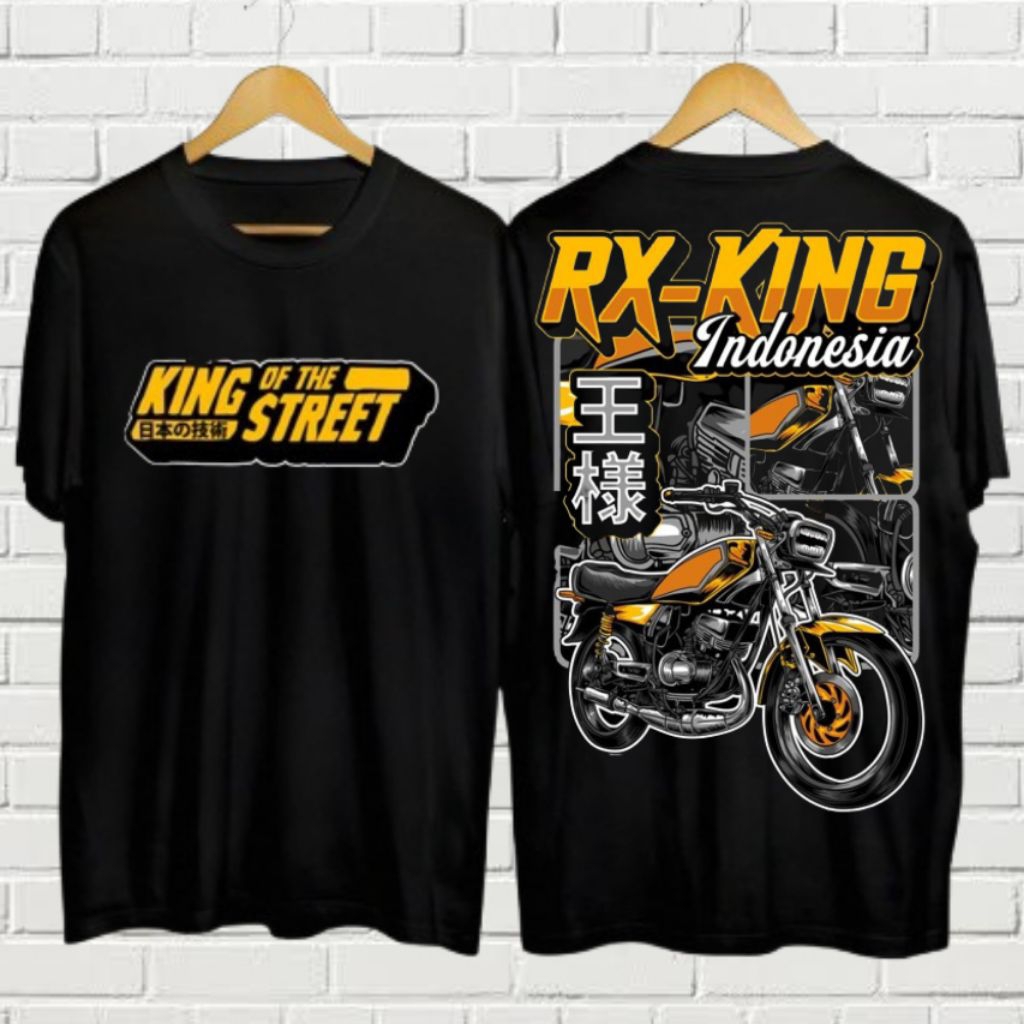 Baju/Kaos Distro Lengan Pendek Motif racing Rk king Terkeren | Kaos T-shirt Racing Lengan Pendek Ter