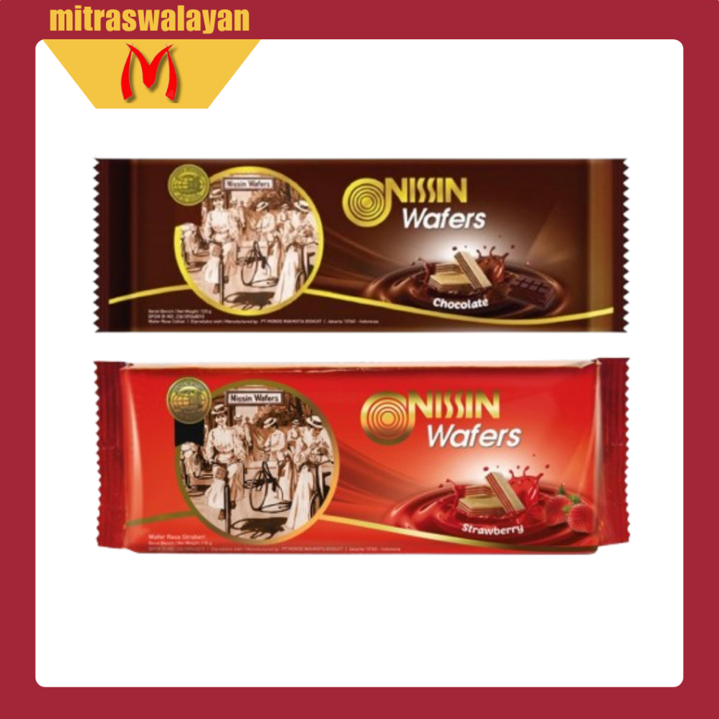 

NISSIN Wafer Coklat dan Strawberry 145 gr