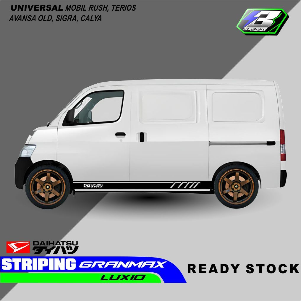 STIKER STRIPING LIST MOBIL GRANDMAX STIKER BODY MOBIL GRANDMAX APV TERBARU TERLARIS GM 01