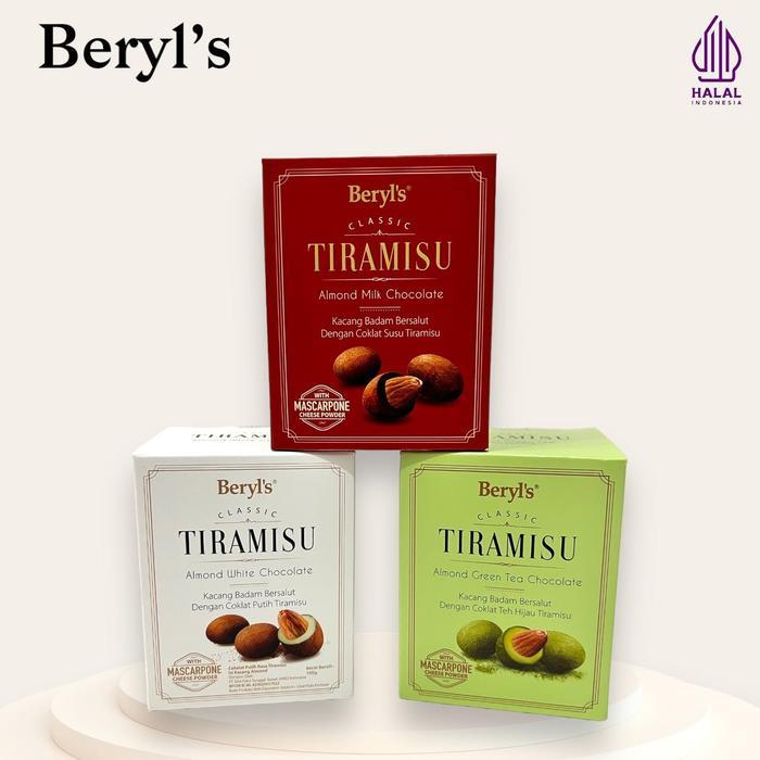 

[oddsolshop] pekanbaru/Beryl's Classic Tiramisu 100GR Almond Cream Tea Chocolate White Mascarpone