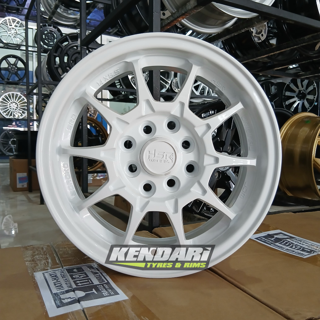 Velg CE28 R14 Untuk Mobil Brio Agya Sigra Avanza HSR BOROKO SRD Ring 14