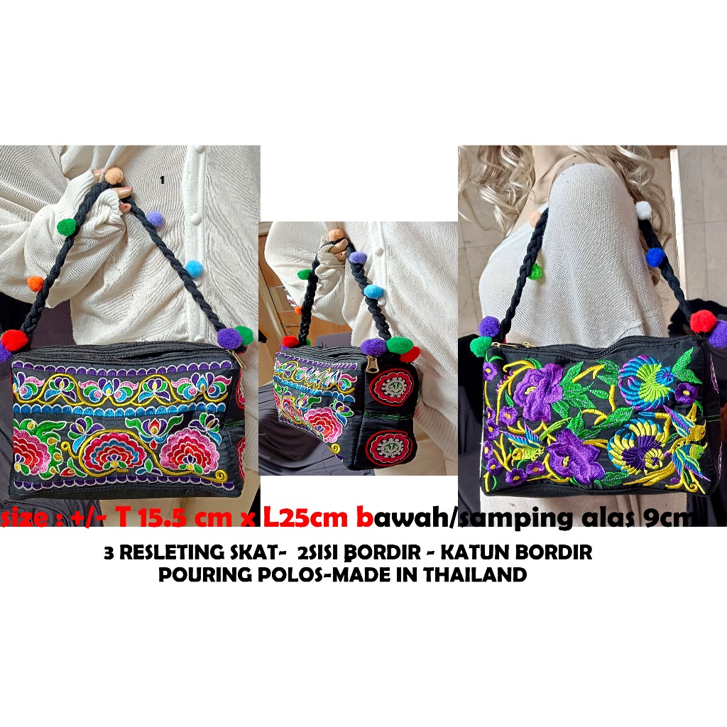 tas bordiran import/tas BORDIRAN  thailand//tas etnik