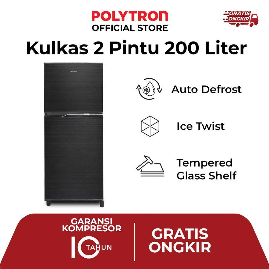 KULKAS POLYTRON 2 PINTU PRB 200Y HEMAT LISTRIK / GARANSI RESMI