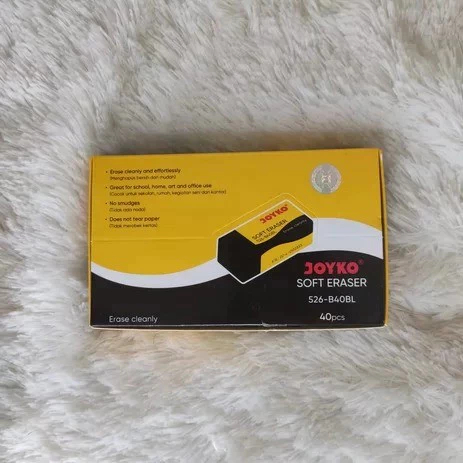 

Penghapus Pensil Kecil Joyko 526 B40BL Hitam