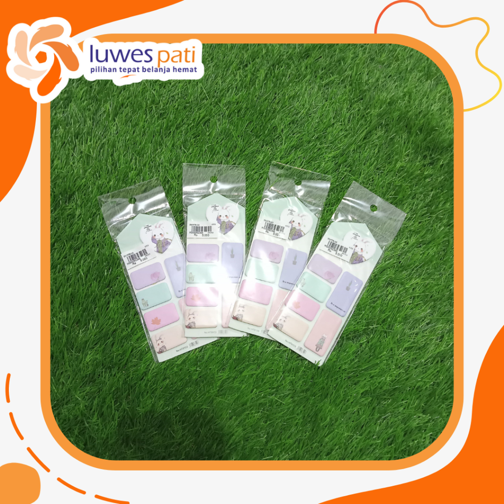 

Memo Pad Sticky Karakter Bunny Imut