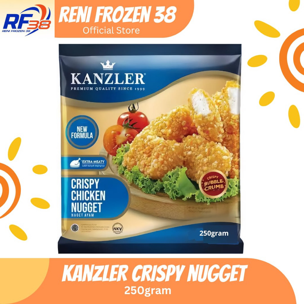 

Kanzler Crispy Chicken Nugget 250 gram / Frozen Food / Reni Frozen 38