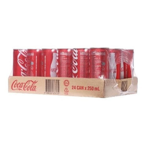 

Coca cola kaleng 250ML/ 24 pcs
