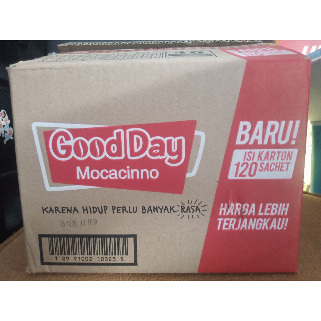 

kardus bekas kopi good day mocacino//kardus kecil panjang//sedang kotak//maksimal order 25 kardus