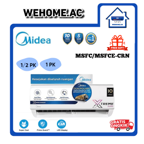 AC Midea 1/2 - 1 PK MSFCE-CRN AC Midea 1/2 PK MSAFE05CRN/MSFC09CRN