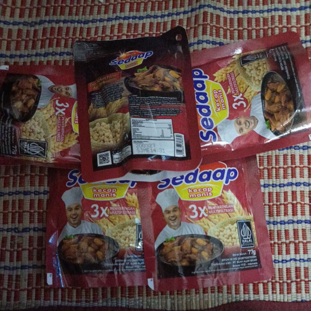 

kecap sedap manis 6pcs top kecap kemasan