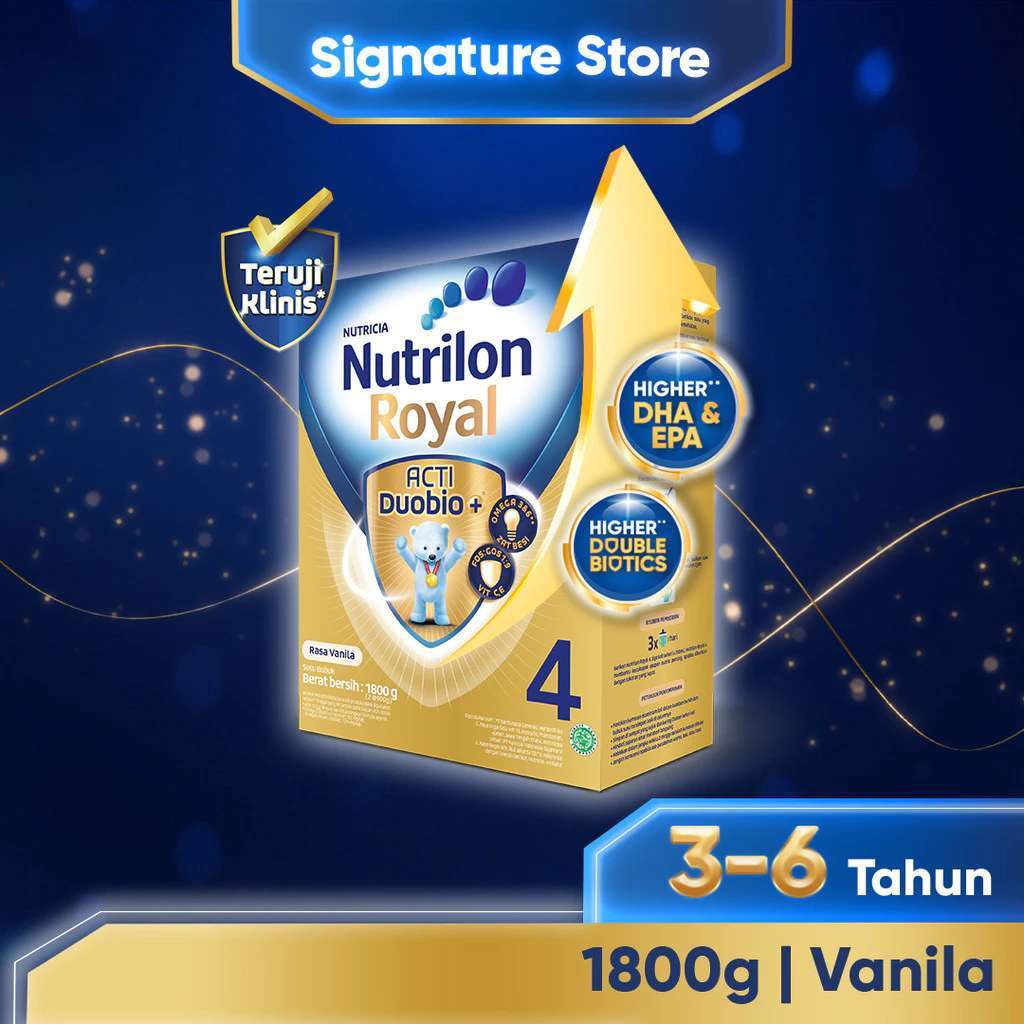 

Nutrilon Royal 4 Vanila Bubuk Susu Pertumbuhan 1.8kg / Susu Formula Nutrilon Royal 4