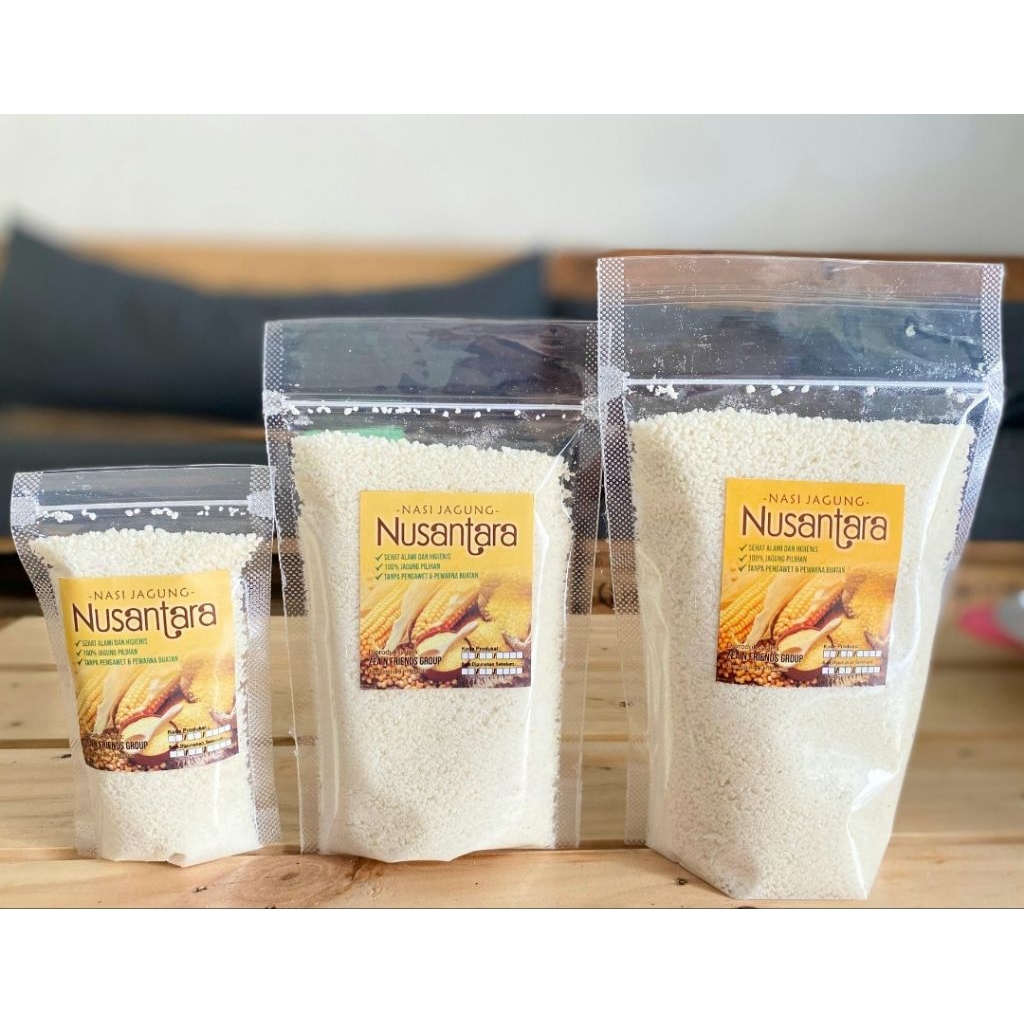 

Nasi Jagung/Sego Jagung Instan Kering Putih Berkualitas Untuk Diet Jagung Murni Khas Temanggung