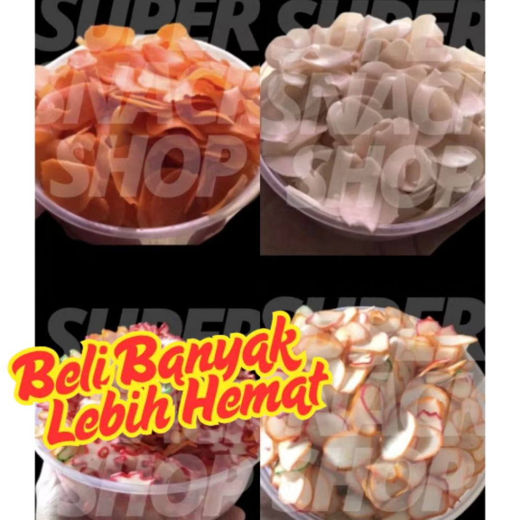 

KERUPUK SEBLAK MENTAH / KRUPUK KERING / KERIPIK KERUPUK BAWANG 250 GR (THE KERUPUKZ)