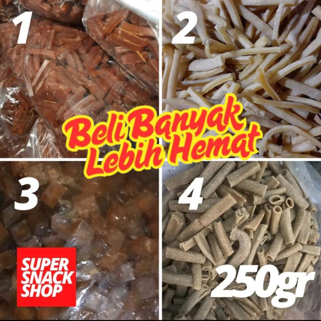 

KRUPUK / KERUPUK MENTAH RAMBAK DOROKDOK USUS 250GR