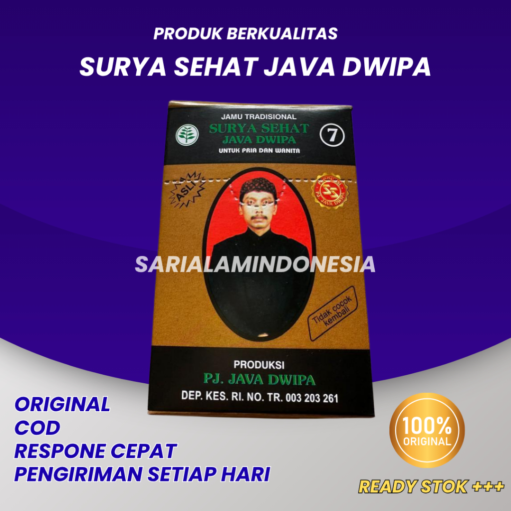 

Surya Sehat Java Dwipa No.7 Jamu Sesak Napas