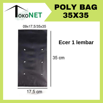 Polybag Ecer Polybag Per Lembar Polybag 35x35 Lembaran Polybag Per Pcs