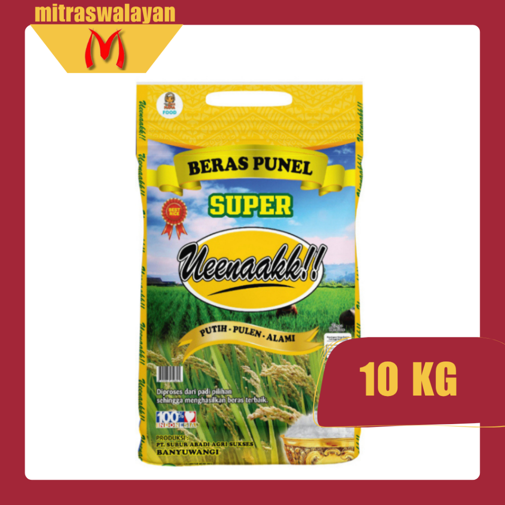 

Beras Premium Ueenaakk!! Kemasan Zak 10 kg