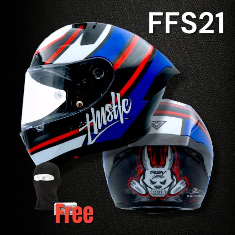 Rsv Ffs21 Hustle | Helm Rsv Full Face Terbaru