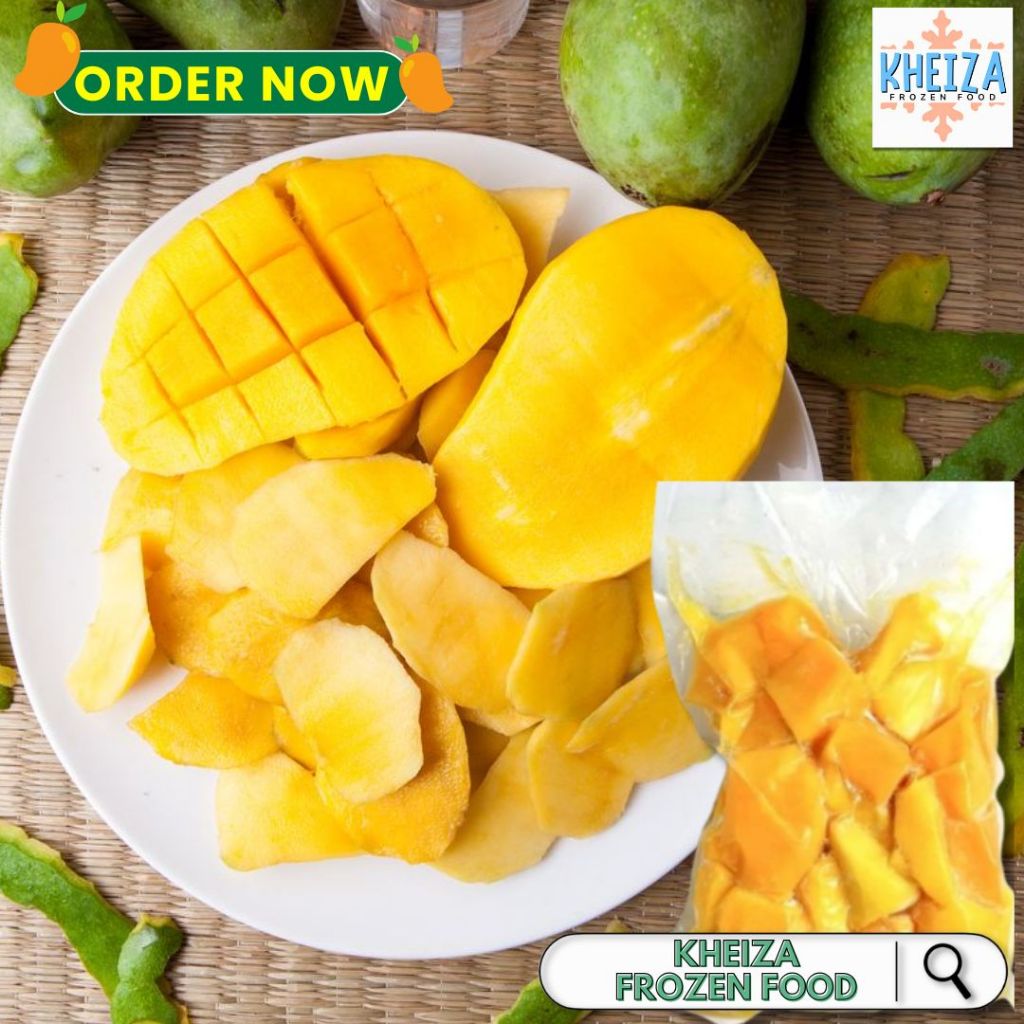 

Buah Beku - Buah Mangga Kupas Frozen 500g untuk JUS Smoothies Es Teller - Kheiza Frozen