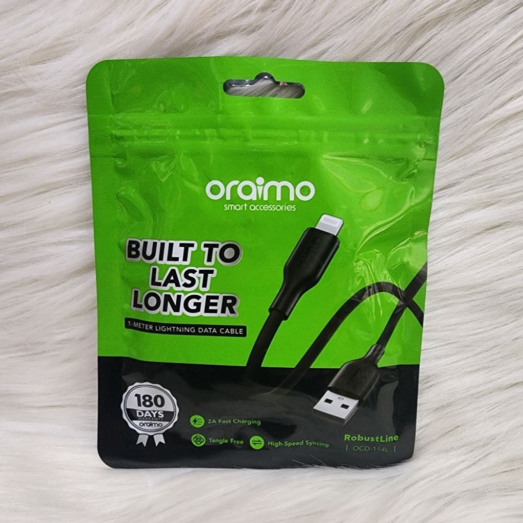 Kabel Data Charger Usb Iphone Oraimo OCD-114L