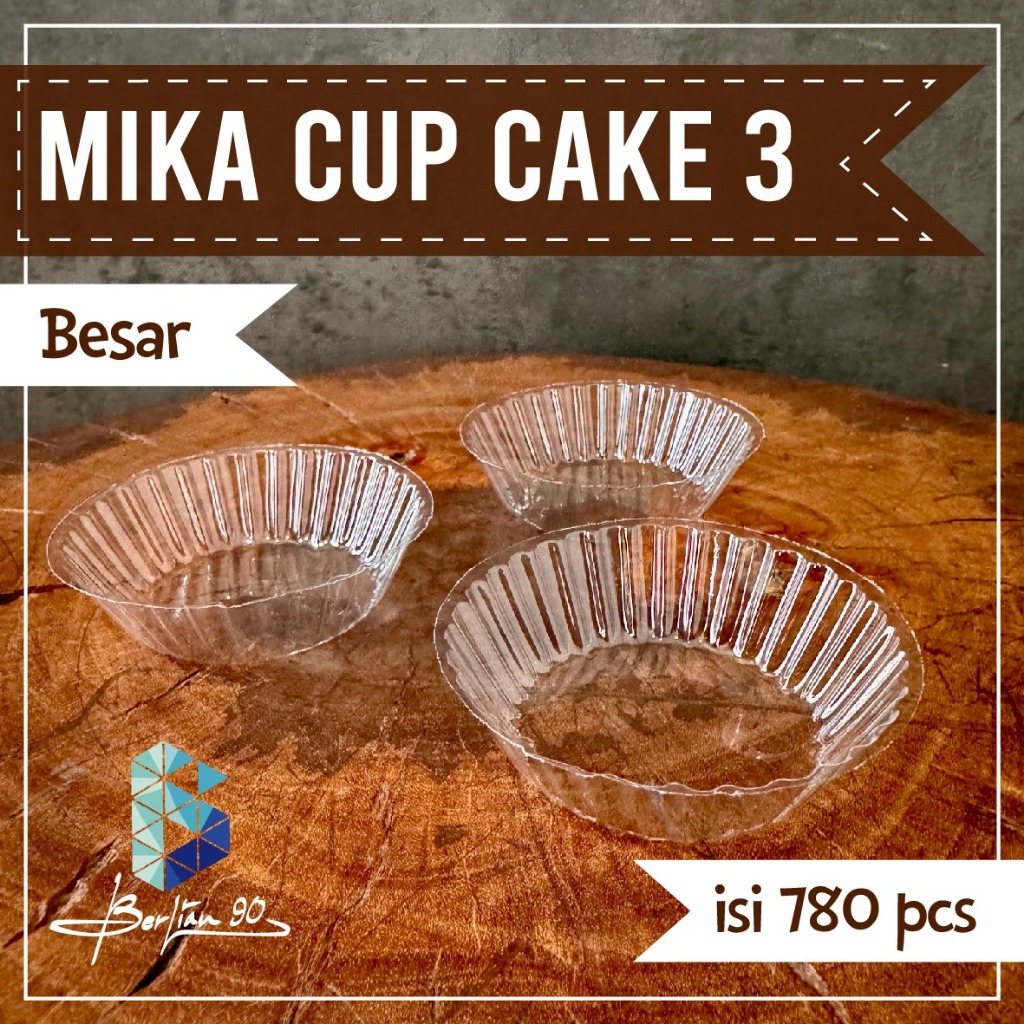 780pcs Mika Cup Roti Besar / Mika Saos Sambal / Mika Cup Cake / Cup Sambal / Mika Sambal Terbaru Mur