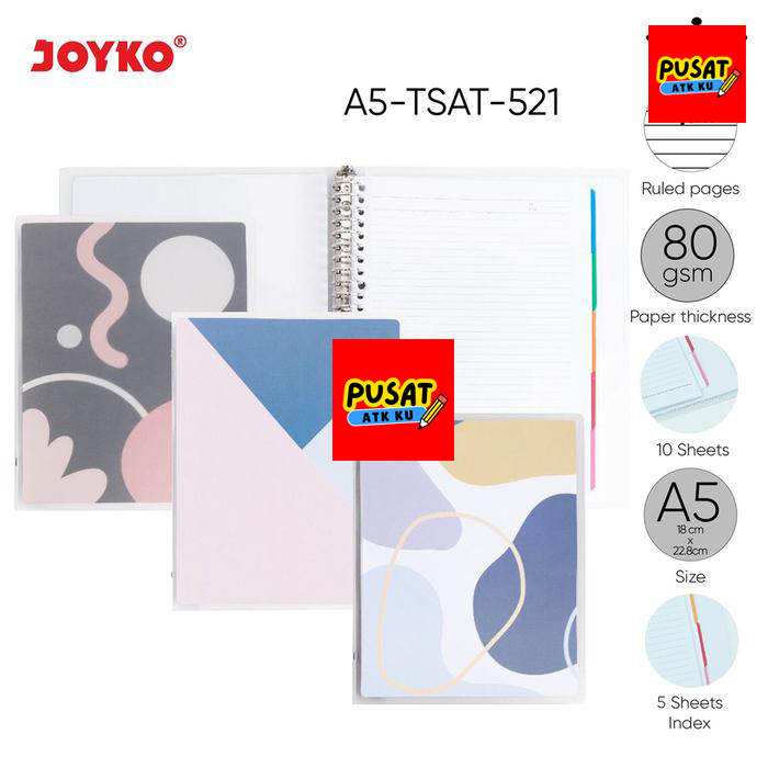 

Binder Note A5 Joyko TSAT-521 / Binder Note Fancy / Binder Gambar lucu cute / Binder Cover Cute
