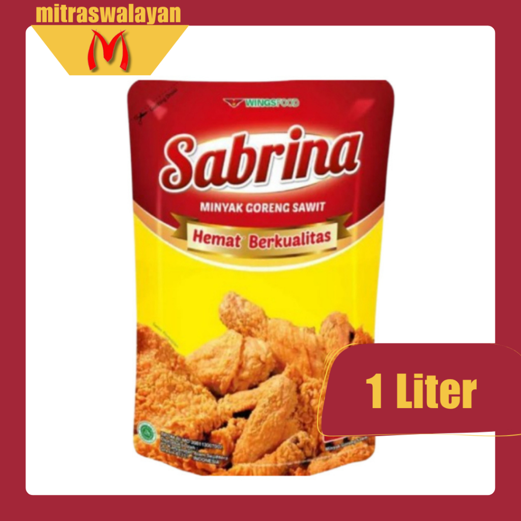 

Minyak Goreng Sabrina Kemasan Refill 1 Liter