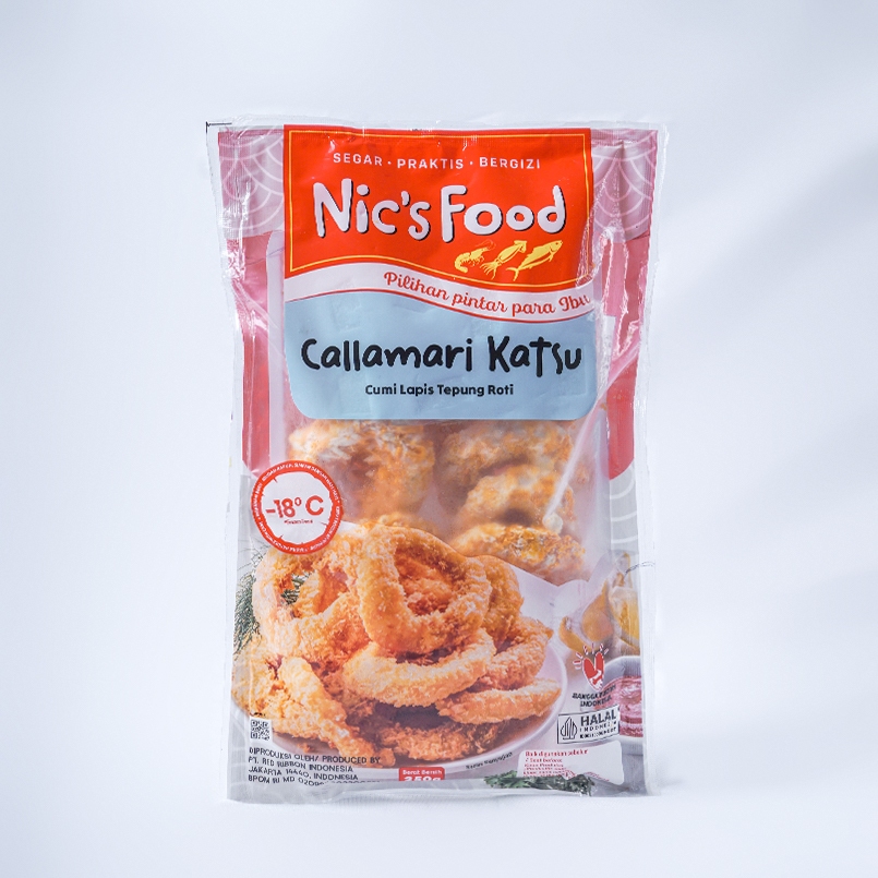 

Nic's Food Callamari Katsu (Cumi Siap Goreng Tepung) 250 Gram - Kebanggaan Frozen Food Jakarta Barat