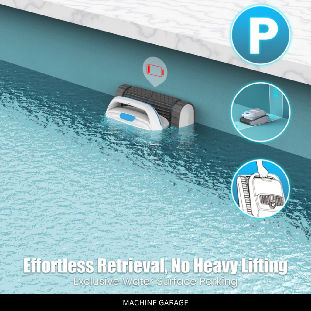 Robot Pembersih Kolam Renang Otomatis AIRROBO  PC200 Cordless Robotic Pool Cleaner Tanpa Kabel