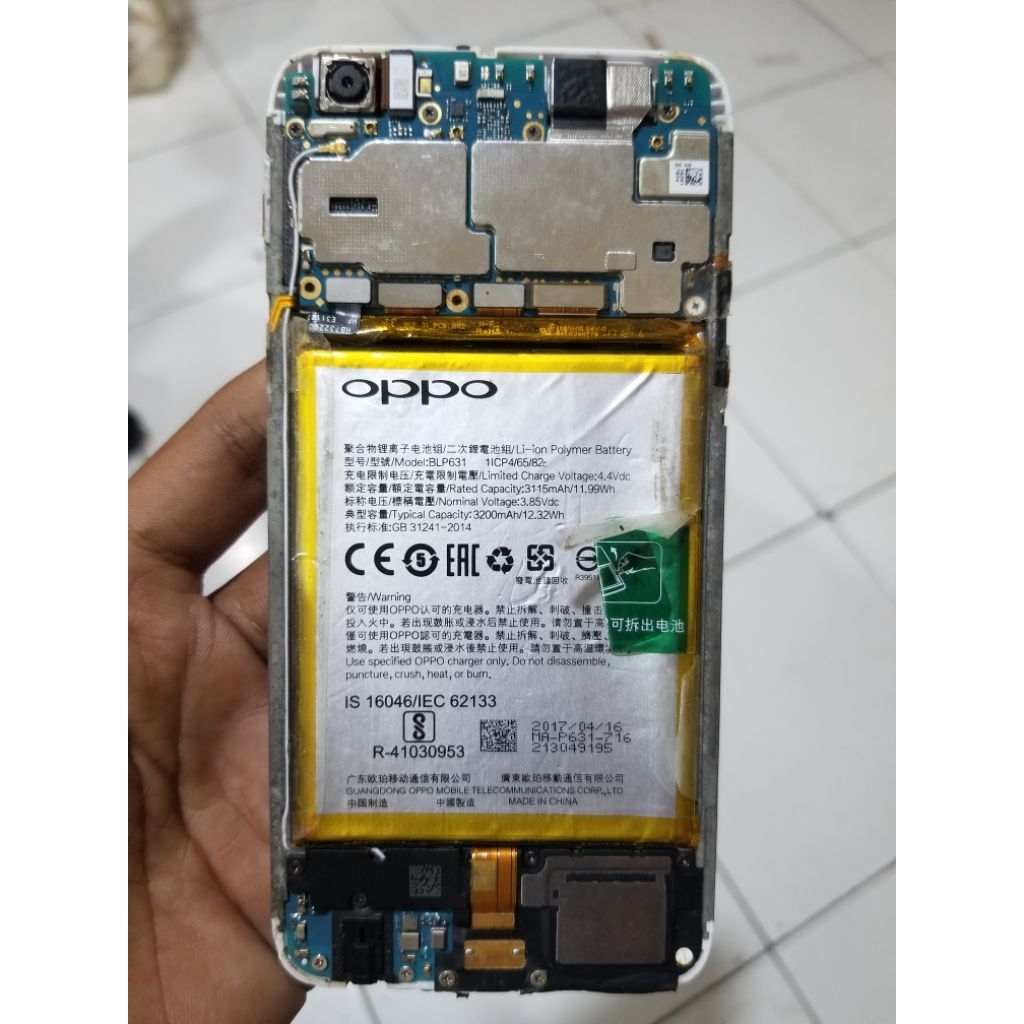 MESIN OPPO F3 NORMAL TESTED CPH1609