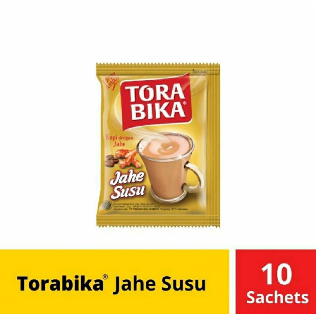 

Tora Jahe Susu | Torabika Jahe Susu | 1 Renceng 10 Sachet