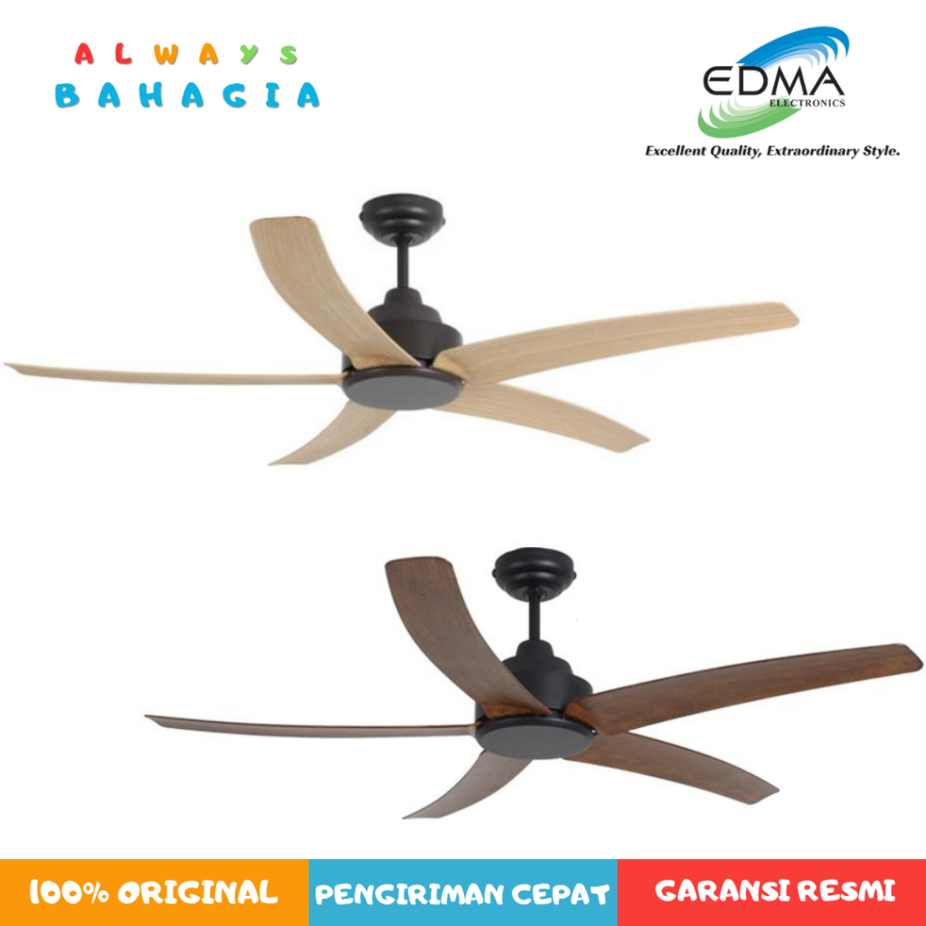 MT. EDMA CYCLONE 54" Kipas Angin Dekorasi Dengan Remote