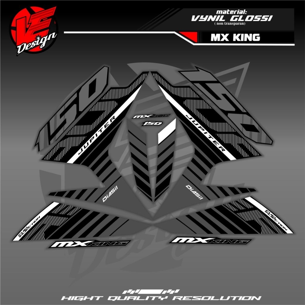 STRIPING MX KING CUSTOM MOTIF STANDART 2015STRIPING MX KING CUSTOM MOTIF STANDART 2015