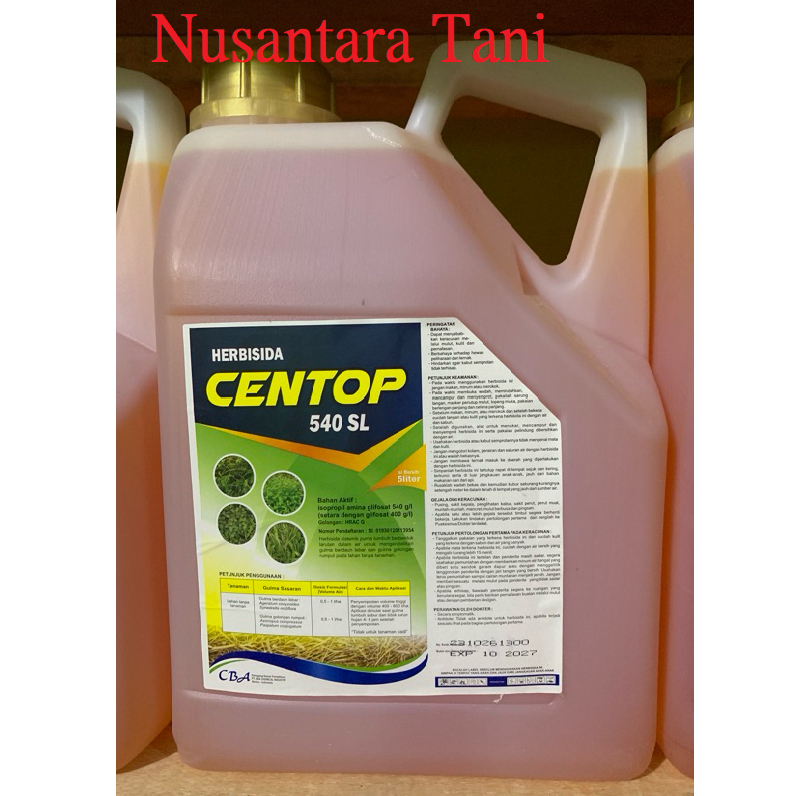 Herbisida Centop 540 SL @ 5 Liter / Racun Rumput Paling Ampuh 5 Liter