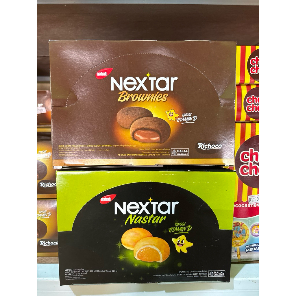 

nextar nastar brownis krimero strawberry 1box isi 10pcs (grosir)