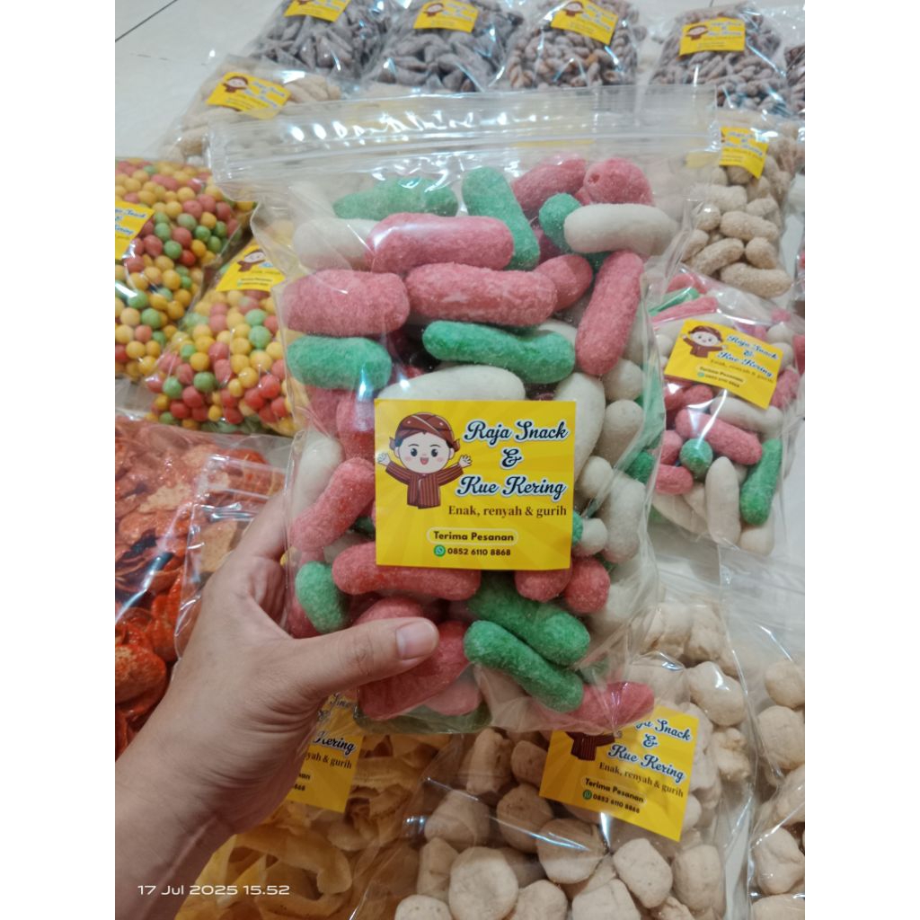 

Raja Snack || Tai Kucing Warna kemasan 250 gram, 500 gram, 1 kg