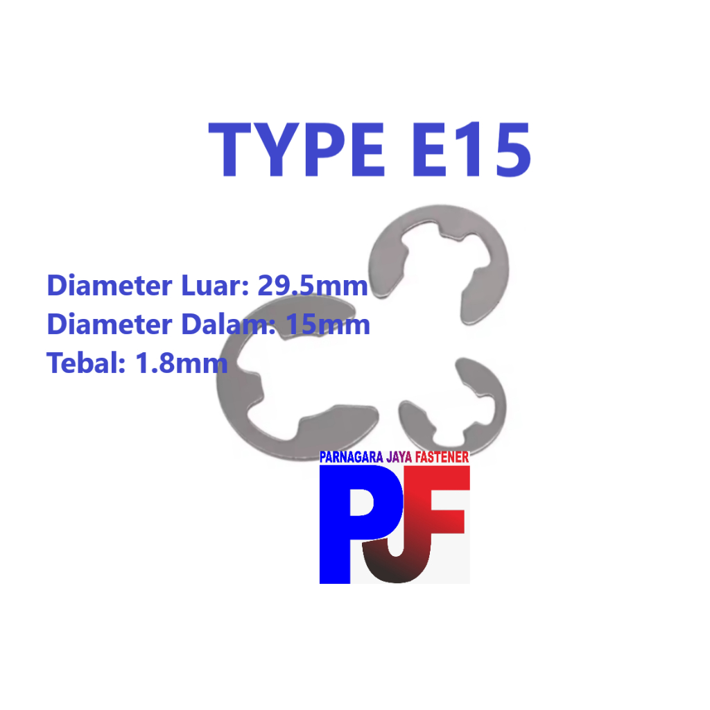 Snap Ring Type E15 / Snapring / Circlip / Retaining