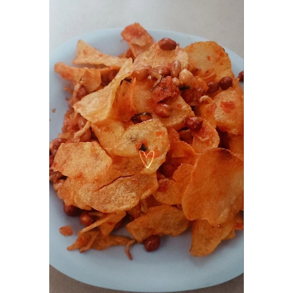 

keripik kentang teri kacang spicy 250gram
