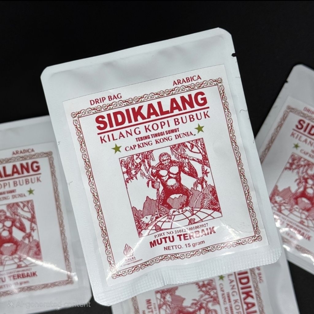 

Kopi Sidikalang Cap King Kong Dunia (Drip Bag Coffee Arabica)